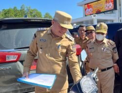 Wabub Konsel, H Wahyu Sidak Kendaraan Dinas ASN