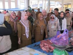 Pastikan Ketersediaan Pangan, Nurlita Jaya Pimpin Sidak Pasar Tradisional