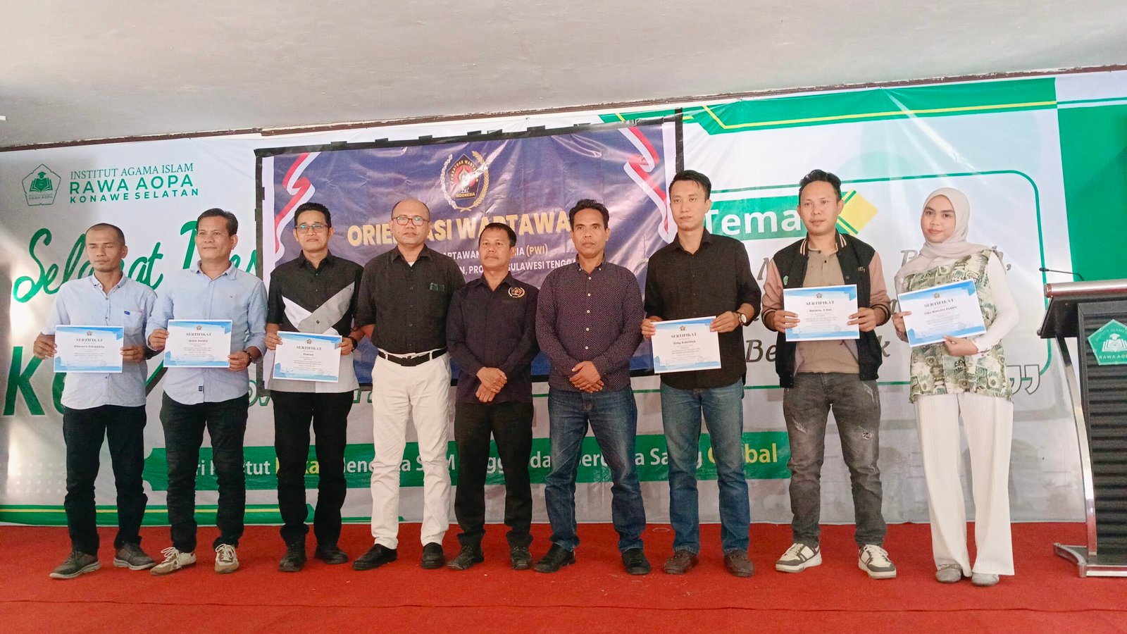 Gelar Oreantasi Wartawan, PWI Konsel Cetak 25 Calon Anggota Baru