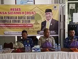 Gelar Reses, Ketua DPRD Konsel Hamrin Janji Suarakan Aspirasi Masyarakat