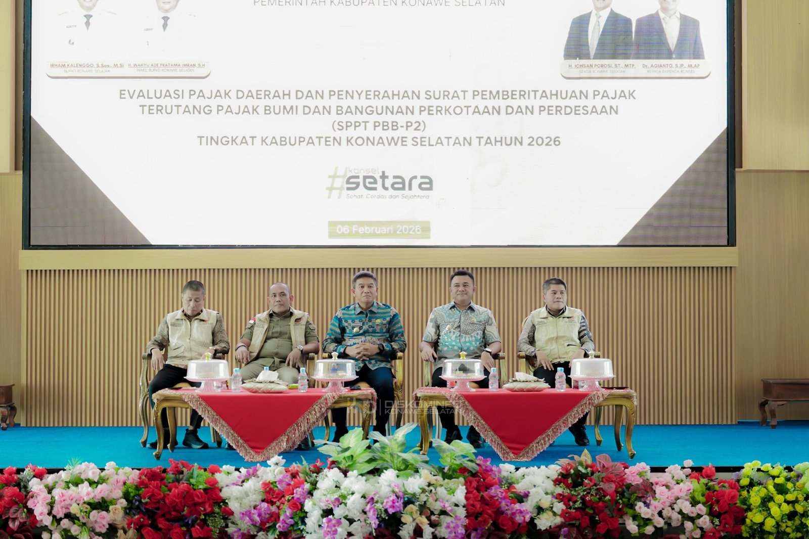 Pemda Konsel Gelar Penyerahan SPPT PBB-P2 Tahun 2026 Wujud Optimalisasi PAD